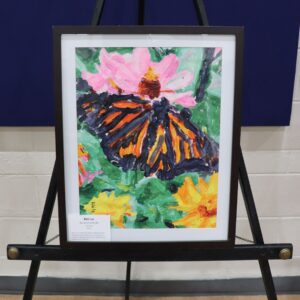 "Monarch Butterfly" Framed Painting
