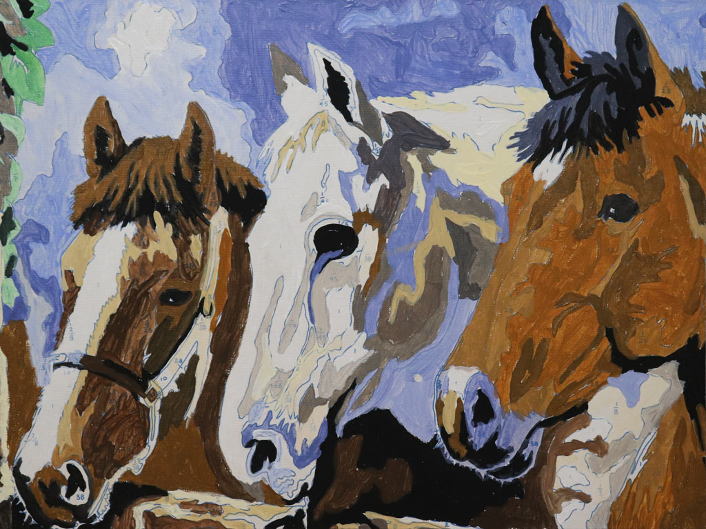 "Horses" by Kim Le of Pine Castle