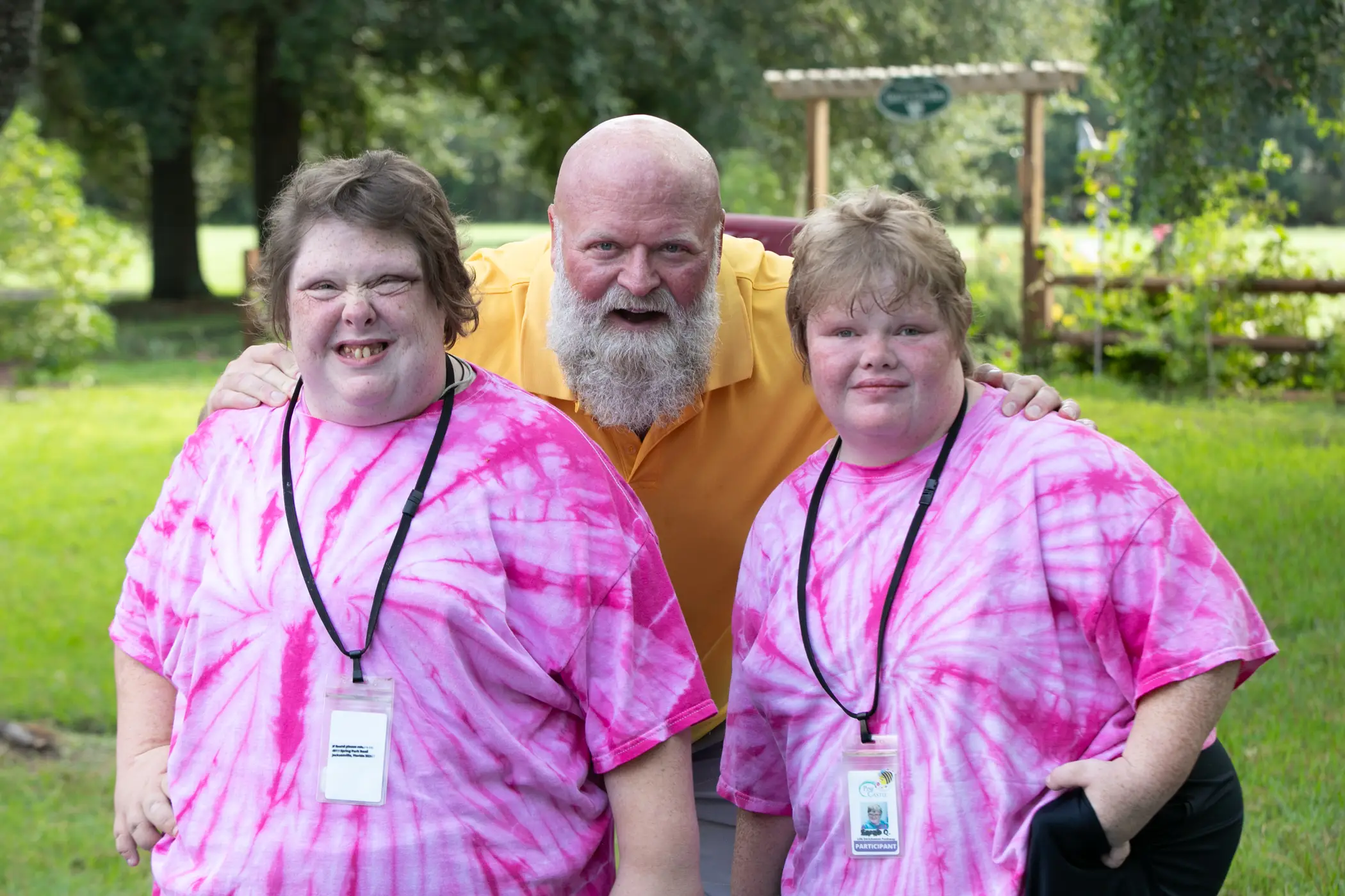 Emily, Sarah and Dad