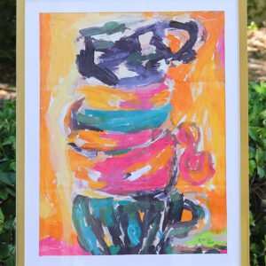 "Tea Party" Framed Painting
