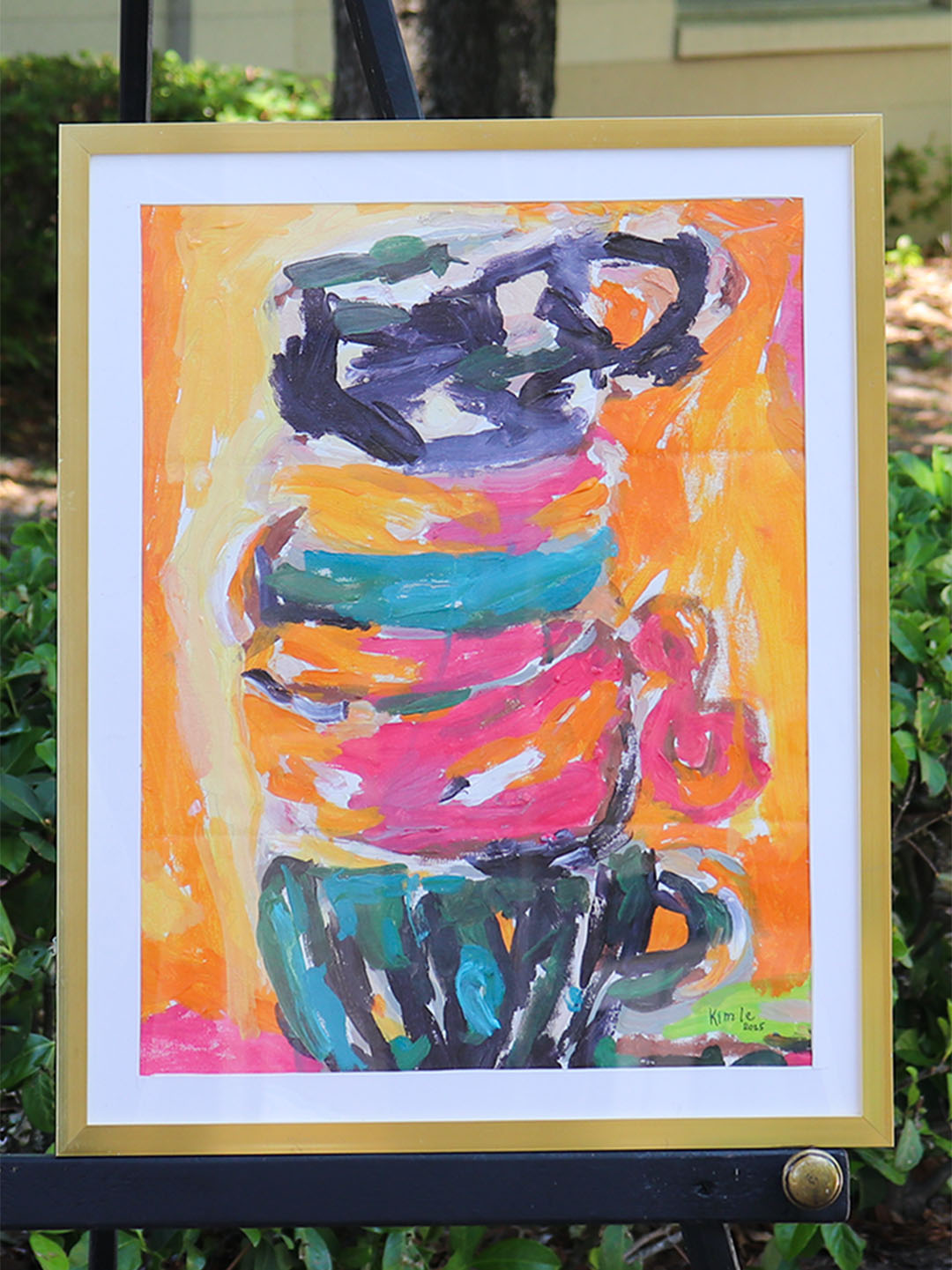 "Tea Party" Framed Painting