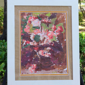 "Autumn Flowers" Framed Painting