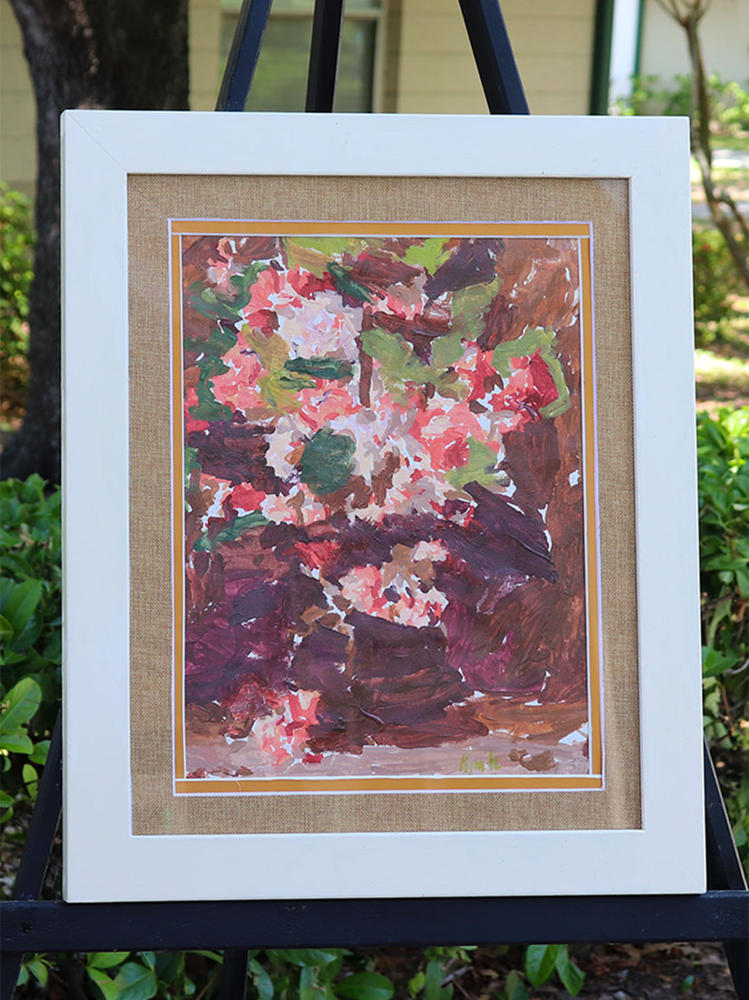 "Autumn Flowers" Framed Painting