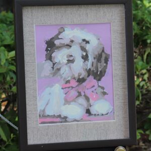 "Piper – Dog" Framed Painting