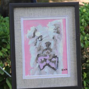 "Sadie – Puppy" Framed Painting
